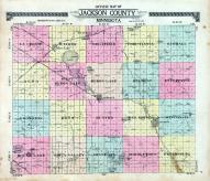 Jackson County Outline Map, Jackson County 1914